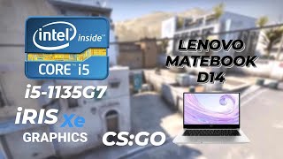 CSGO on Intel Core i5 1135G7  iRIS Xe Graphics  8GB RAM 1024x768 low settings [upl. by Wickman]