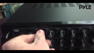 Pyle PMXAKB1000 PMXAKB2000 Karaoke Mixer  How to Setup [upl. by Ardnik]