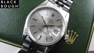 Rolex Oyster Perpetual Datejust Ref 16014 steel vintage wristwatch circa 1983 [upl. by O'Doneven]