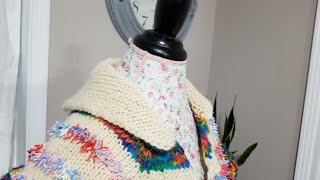 How to Knit a Shawl Collar Style on a Cardigan Sweaters [upl. by Dory]