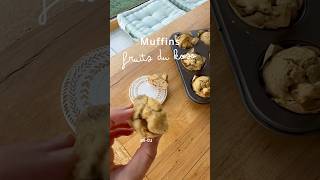 MUFFINS POMMES 🍎 avec les fruits du kôso le sirop cru fermenté [upl. by Yelsna949]