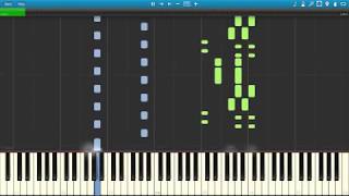 Nathalie  Heartbeat Initial D Piano Tutorial Synthesia [upl. by Nnaitak525]