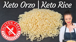 Keto Rice  Gluten Free  0g Net Carbs [upl. by Genovera]