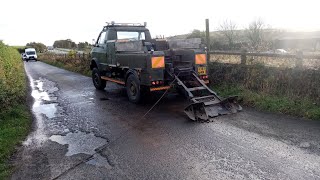 Reynolds Boughton Rb44 winch truck at work [upl. by Ahsiryt724]