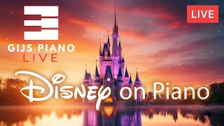 🔴LIVE Disney Piano Request Show  Gijs Piano LIVE [upl. by Elohc]