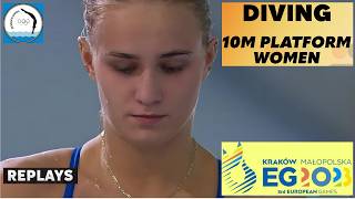 Full Replays Womens 10M Platform Final  European Diving Championships [upl. by Drofla542]