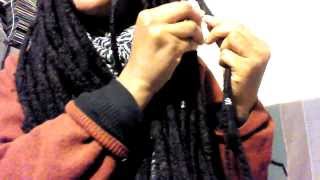 HOW TO APPLY DREADLOCK CUFFS JEWELRY TUTORIAL [upl. by Eramat]