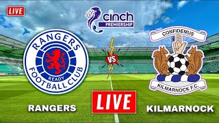 Rangers vs Kilmarnock Live Stream  Scottish Premiership Football Match Today Score Highlights FC [upl. by Ennahgiel]