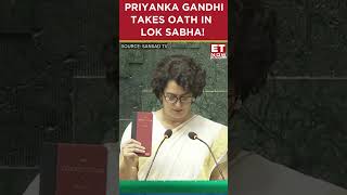 Priyanka Gandhi Vadra Takes Oath As Member Of Parliament In Lok Sabha  etnow priyankagandhi [upl. by Lotsirb]