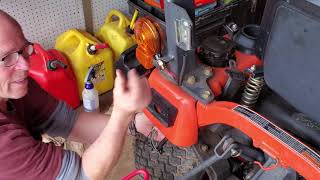 Abused Kubota BX1500 Repairs [upl. by Ronyar683]