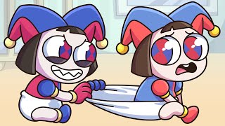 Pomni has Evil Twin Sister  The Amazing Digital Circus Daily Life Animation [upl. by Matuag]