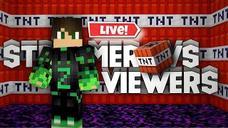 Minecraft Streamer VS Viewers TNT Game shorts minecraft [upl. by Retseh]