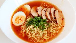 EASY SPICY CHICKEN RAMEN RECIPE READY IN 10 MINUTES [upl. by Anailil]