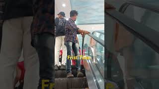 Escalator Lift t First Time In Magneto Mall RAIPUR RITESHGECR hostel raipurcg engingcollege [upl. by Breena]