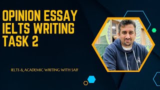 Opinion EssayIELTS Writing Task 2 IELTS Academic Essay Structure Essay Templates [upl. by Trudnak]