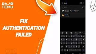 How To Fix Authentication Failed On Temu App 2024 [upl. by Leonor]