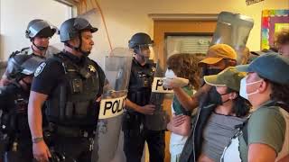 Student Protesters at Cal Poly Humboldt FIGHT WITH POLICE amp BONK GOES VIRAL [upl. by Lissi]