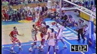 Chandler Thompson Incredible putback dunk 1990 [upl. by Sherard619]