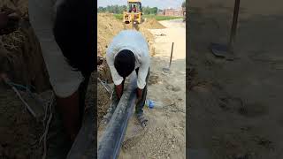 Hdpe 160 pipe Joinding [upl. by Noreg]