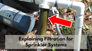 Explaining Filtration for Sprinkler Systems  Irrigation Training [upl. by Aihseit]