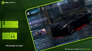 Fivem Loading Screen  genloading  ALL FRAMEWORKS [upl. by Bert810]