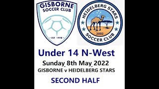 8th May 22 Gisborne v Heidelberg Stars 2nd Half [upl. by Etnasa]