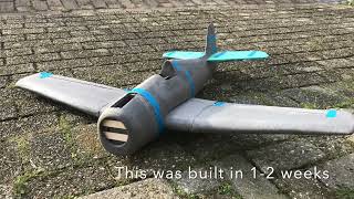 F6F Hellcat Build And Maiden Flight NumaVig project [upl. by Elraet]