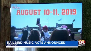 Railbird Music Acts Announced [upl. by Concha]