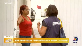 IBGE abre vagas temporárias em Santa Catarina [upl. by Ofloda384]