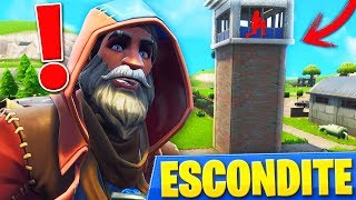 JUGANDO AL ESCONDITE EN EL LOBBY DE FORTNITE  Roier [upl. by Nhguavaj]