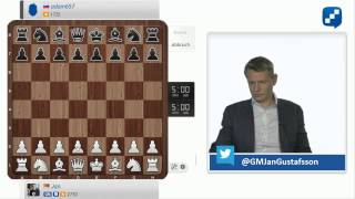 Jan Gustafsson spielt Geschwätzblitz auf chess24com 21052015 Teil 3 [upl. by Whiney589]