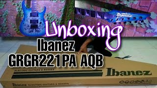 Unboxing Ibanez GRGR221PA AQB [upl. by Tivad]