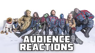 Guardians of the Galaxy Vol3 SPOILERS Audience Reactions  May 5 2023 [upl. by Warfourd]