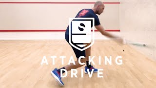 Squash Tips amp Tricks  Hit an attacking drive [upl. by Ultan]