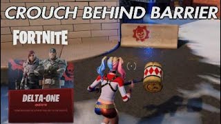 Crouch Behind Barrier DELTAONE Quests Fortnite Chapter 3 Season 1 [upl. by Jaehne]