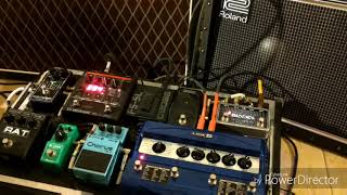 Setup Pedalboard Cerati  Roland JC40 Jazz Chorus  Vox Ac15 sonido Cerati [upl. by Htieh]