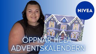 ÖPPNAR NIVEA ADVENTSKALENDER 2024 [upl. by Jezreel946]