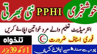 PPHI Sindh Latest Jobs 2023  Sindh Govt Latest Jobs 20232024 [upl. by Bound566]