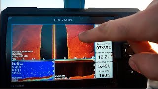 Эхолот Garmin Striker 7sv Первая рыбалка со структурником [upl. by Moria88]