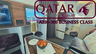 QATAR AIRWAYS A330 RETROFITTED BUSINESS CLASS FROM TOULOUSE TO DOHA [upl. by Schuman856]