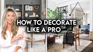 10 INTERIOR DESIGN STYLING SECRETS YOU SHOULD KNOW  DESIGN HACKS [upl. by Nidorf540]