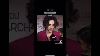 Timothee Chalamet video  timotheechalamet fyp actor hollywoodactor [upl. by Adnahc510]