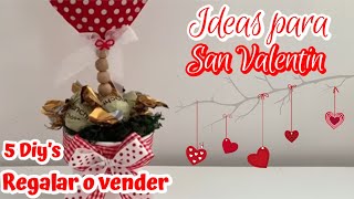 6 DIY para SAN VALENTÍN  Ideas para regalar o vender  DIY for san Valentín  San Valentin [upl. by Ilsa]