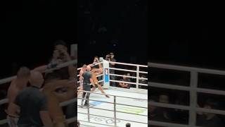 Rodtang Throws Crazy Spinning Back Fist in Muay Thai One Fight rodtang [upl. by Uund299]