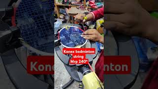 best konex badminton string 🧵 racket shoes badmintongear football [upl. by Hallagan]