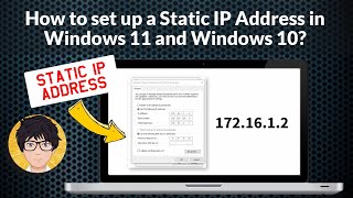 How to set up a Static IP Address in Windows 11 How to set up a Static IP Address in Windows 10 [upl. by Brok]