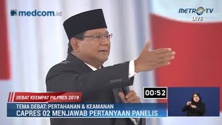 Prabowo Kekuatan Indonesia Lemah Karena Kekayaan Kita Bocor [upl. by Cheffetz]