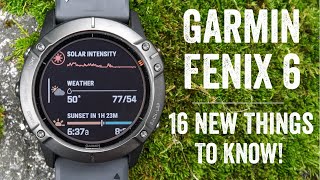 Garmin Fenix 6 Review 16 New Things To Know BaseProSolar [upl. by Cheke]