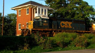 4K CSX 8812 SD402 Leads a unit grain train through Gordonsville VA [upl. by Aceissej]