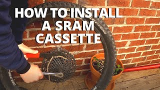 How to Install a SRAM Cassette \\ I Tried a KMC X12 Chain [upl. by Ayana]